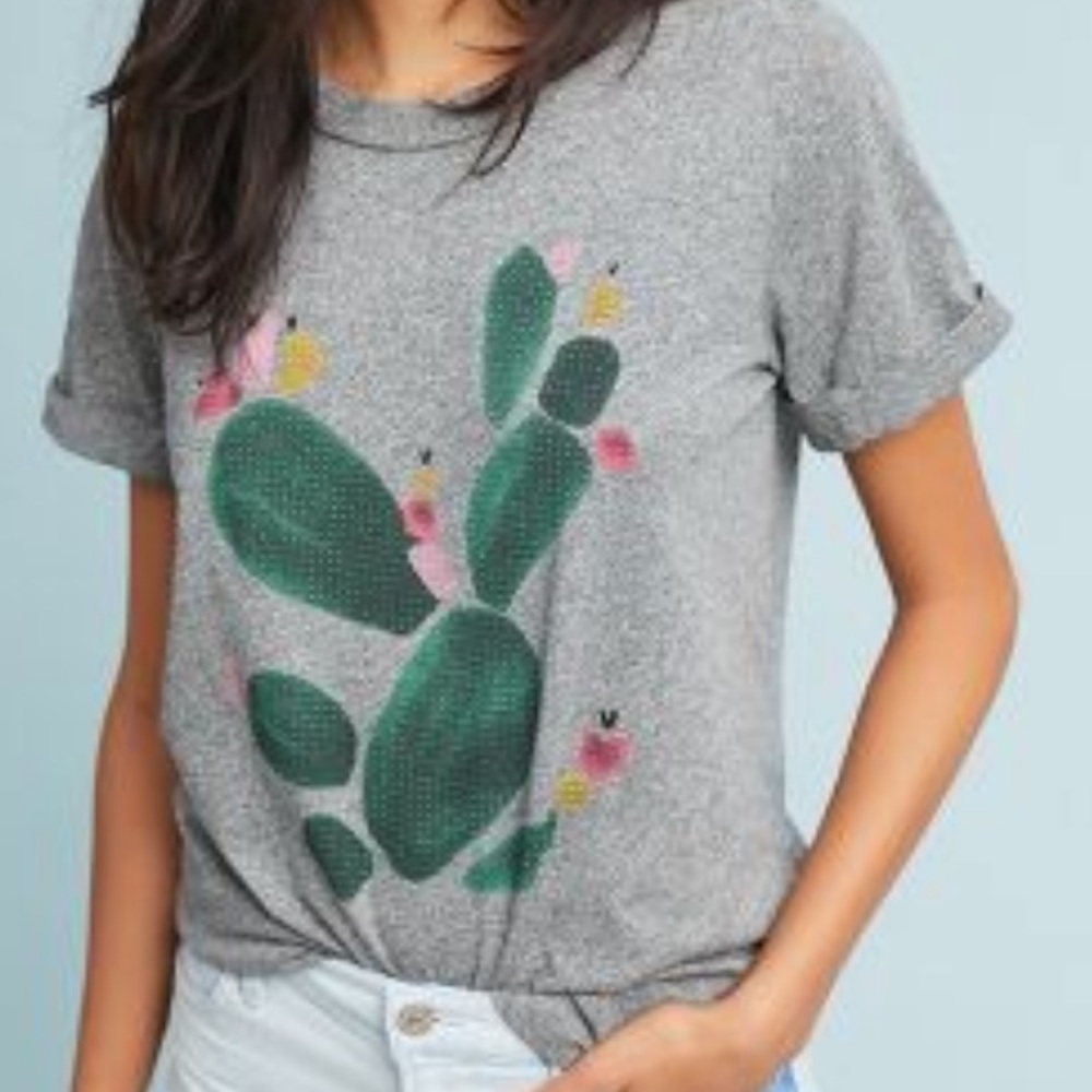Sol Los Angeles t shirt with cactus graphic